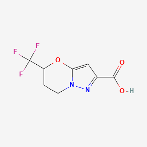 5-(Trifluoromethyl)-6,7-dihydro-5H-pyrazolo[5,1-b][1,3]oxazine-2-carboxylic acid