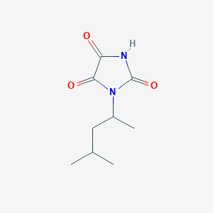 1-(4-Methylpentan-2-yl)imidazolidine-2,4,5-trione