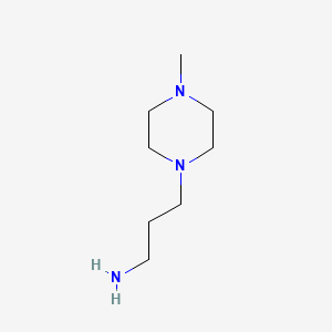 molecular formula C8H19N3 B1293942 1-(3-氨基丙基)-4-甲基哌嗪 CAS No. 4572-03-6