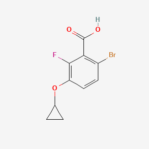 6-Bromo-3-cyclopropoxy-2-fluorobenzoic acid