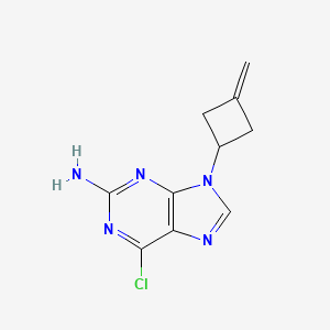 6-Chloro-9-(3-methylidenecyclobutyl)-9H-purin-2-amine