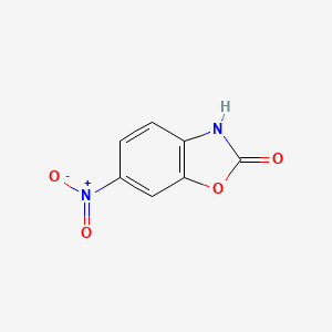 molecular formula C7H4N2O4 B1293951 2(3H)-Benzoxazolone, 6-nitro- CAS No. 4694-91-1
