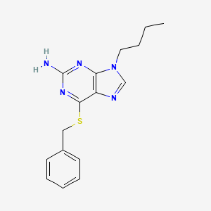 6-(benzylthio)-9-butyl-9H-purin-2-amine