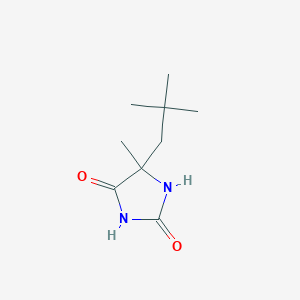 5-(2,2-Dimethylpropyl)-5-methylimidazolidine-2,4-dione