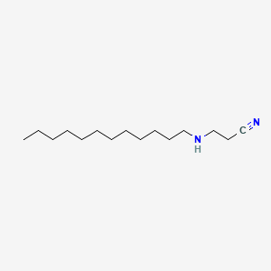 molecular formula C15H30N2 B1293957 3-(Dodecylamino)propanenitrile CAS No. 4763-40-0