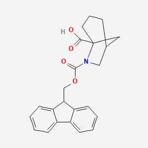 6-(((9H-Fluoren-9-yl)methoxy)carbonyl)-6-azabicyclo[3.2.1]octane-5-carboxylic acid