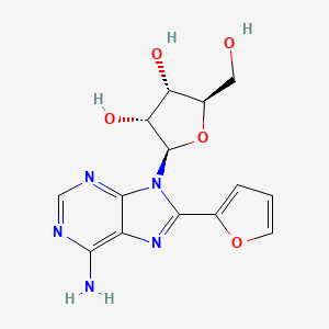 molecular formula C14H15N5O5 B12939593 8-Furan-2-yladenosine CAS No. 547765-47-9