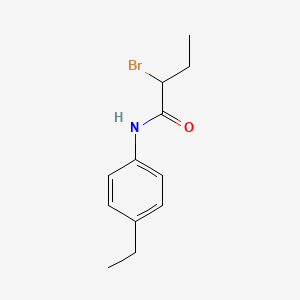 molecular formula C12H16BrNO B1293968 2-bromo-N-(4-ethylphenyl)butanamide CAS No. 1119450-18-8