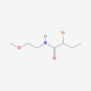 molecular formula C7H14BrNO2 B1293969 2-bromo-N-(2-methoxyethyl)butanamide CAS No. 1119452-33-3