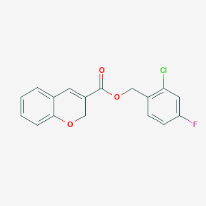 2-Chloro-4-fluorobenzyl 2H-chromene-3-carboxylate