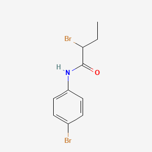 molecular formula C10H11Br2NO B1293971 2-bromo-N-(4-bromophenyl)butanamide CAS No. 899710-09-9