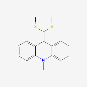 9-[Bis(methylsulfanyl)methylidene]-10-methylacridine