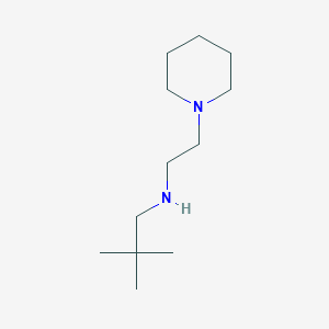 2,2-Dimethyl-N-(2-(piperidin-1-yl)ethyl)propan-1-amine