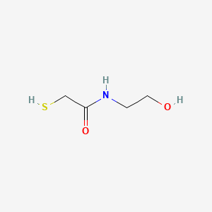 molecular formula C4H9NO2S B12939766 N-(2-Hydroxyethyl)-2-sulfanylacetamide CAS No. 51621-19-3