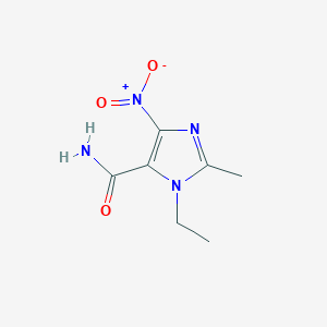 1-Ethyl-2-methyl-4-nitro-1h-imidazole-5-carboxamide