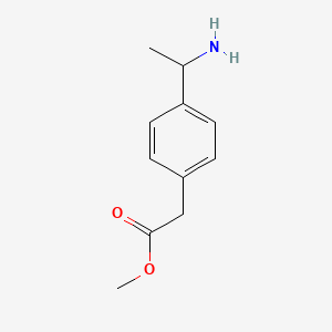 Methyl 2-(4-(1-aminoethyl)phenyl)acetate