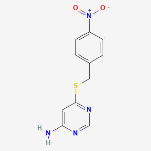 6-((4-Nitrobenzyl)thio)pyrimidin-4-amine