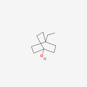 molecular formula C10H18O B12939839 4-Ethylbicyclo[2.2.2]octan-1-ol 