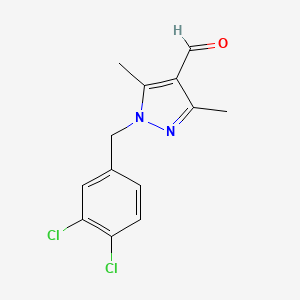 1-(3,4-Dichlorobenzyl)-3,5-dimethyl-1H-pyrazole-4-carbaldehyde