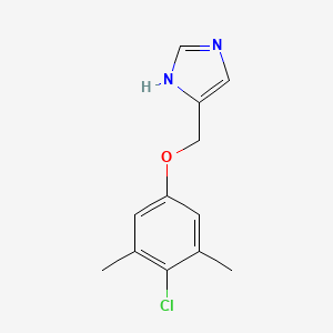 5-[(4-Chloro-3,5-dimethylphenoxy)methyl]-1h-imidazole