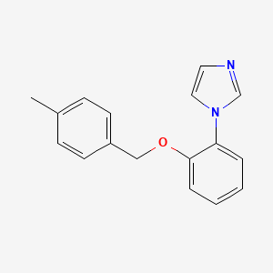 1-{2-[(4-Methylphenyl)methoxy]phenyl}-1H-imidazole