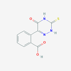 2-(5-Oxo-3-thioxo-2,3,4,5-tetrahydro-1,2,4-triazin-6-yl)benzoic acid