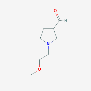 1-(2-Methoxyethyl)pyrrolidine-3-carbaldehyde