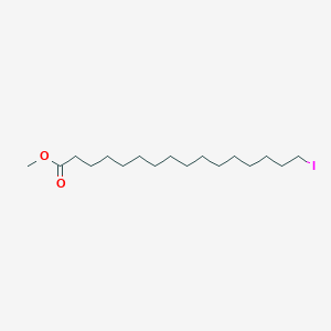 molecular formula C17H33IO2 B12940079 Methyl 16-iodohexadecanoate CAS No. 106689-05-8