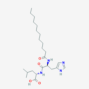 N-Dodecanoyl-L-histidyl-L-leucine