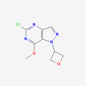 5-Chloro-7-methoxy-1-(oxetan-3-yl)-1H-pyrazolo[4,3-d]pyrimidine