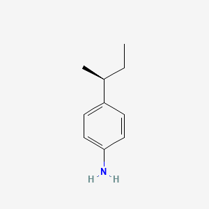 molecular formula C10H15N B12940128 (S)-4-(sec-Butyl)aniline 