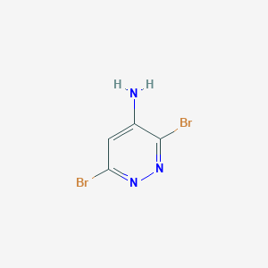 3,6-Dibromopyridazin-4-amine