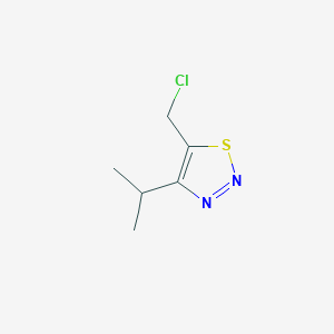 B1294013 5-(Chloromethyl)-4-isopropyl-1,2,3-thiadiazole CAS No. 1060817-54-0
