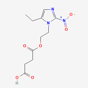 2-(5-Ethyl-2-nitroimidazolyl)ethyl succinate