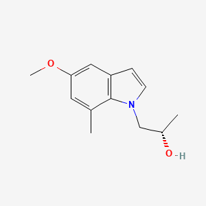 (S)-1-(5-Methoxy-7-methyl-1H-indol-1-yl)propan-2-ol