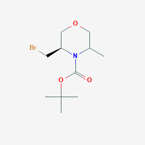 (R)-tert-Butyl 3-(Bromomethyl)-5-methylmorpholine-4-carboxylate