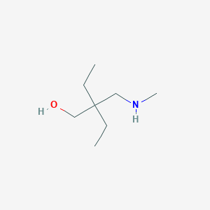 molecular formula C8H19NO B1294020 2-Ethyl-2-[(methylamino)methyl]butan-1-ol CAS No. 959238-57-4
