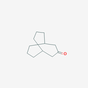 molecular formula C11H18O B12940231 Bicyclo[3.3.3]undecan-3-one 