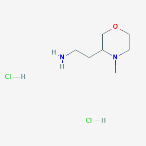 molecular formula C7H18Cl2N2O B12940301 2-(4-Methylmorpholin-3-yl)ethan-1-amine dihydrochloride 