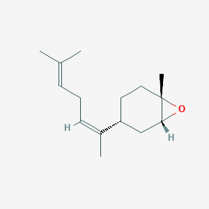 molecular formula C15H24O B12940340 (1S,4R,6R)-1-Methyl-4-((Z)-6-methylhepta-2,5-dien-2-yl)-7-oxabicyclo[4.1.0]heptane 