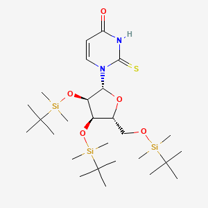 1-((2R,3R,4R,5R)-3,4-Bis((tert-butyldimethylsilyl)oxy)-5-(((tert-butyldimethylsilyl)oxy)methyl)tetrahydrofuran-2-yl)-2-thioxo-2,3-dihydropyrimidin-4(1H)-one