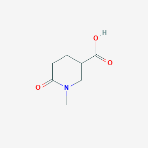 molecular formula C7H11NO3 B1294038 1-甲基-6-氧代哌啶-3-羧酸 CAS No. 22540-51-8