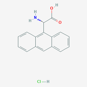 (S)-2-Amino-2-(anthracen-9-yl)acetic acid hydrochloride