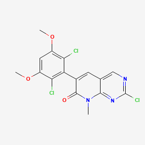 2-Chloro-6-(2,6-dichloro-3,5-dimethoxyphenyl)-8-methylpyrido[2,3-d]pyrimidin-7(8H)-one