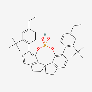 1,10-bis(2-tert-butyl-4-ethylphenyl)-12-hydroxy-4,5,6,7-tetrahydroiindeno[7,1-de:1',7'-fg][1,3,2]dioxaphosphocine 12-oxide