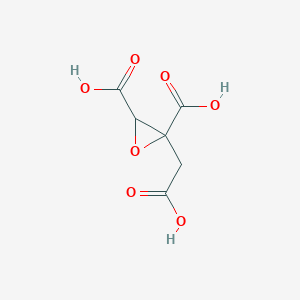 molecular formula C6H6O7 B12940431 2-(carboxymethyl)oxirane-2,3-dicarboxylic Acid 