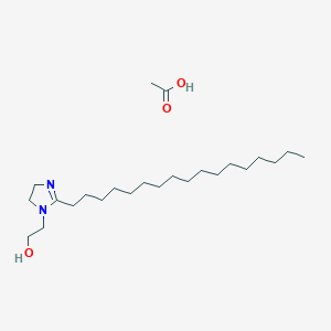 acetic acid;2-(2-heptadecyl-4,5-dihydroimidazol-1-yl)ethanol