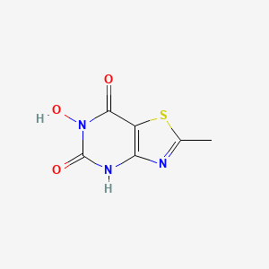 6-Hydroxy-2-methyl[1,3]thiazolo[4,5-d]pyrimidine-5,7(4h,6h)-dione