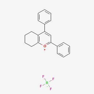 2,4-Diphenyl-5,6,7,8-tetrahydrochromenylium tetrafluoroborate