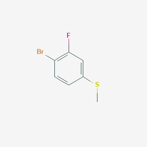 B1294049 4-Bromo-3-fluorothioanisole CAS No. 917562-25-5
